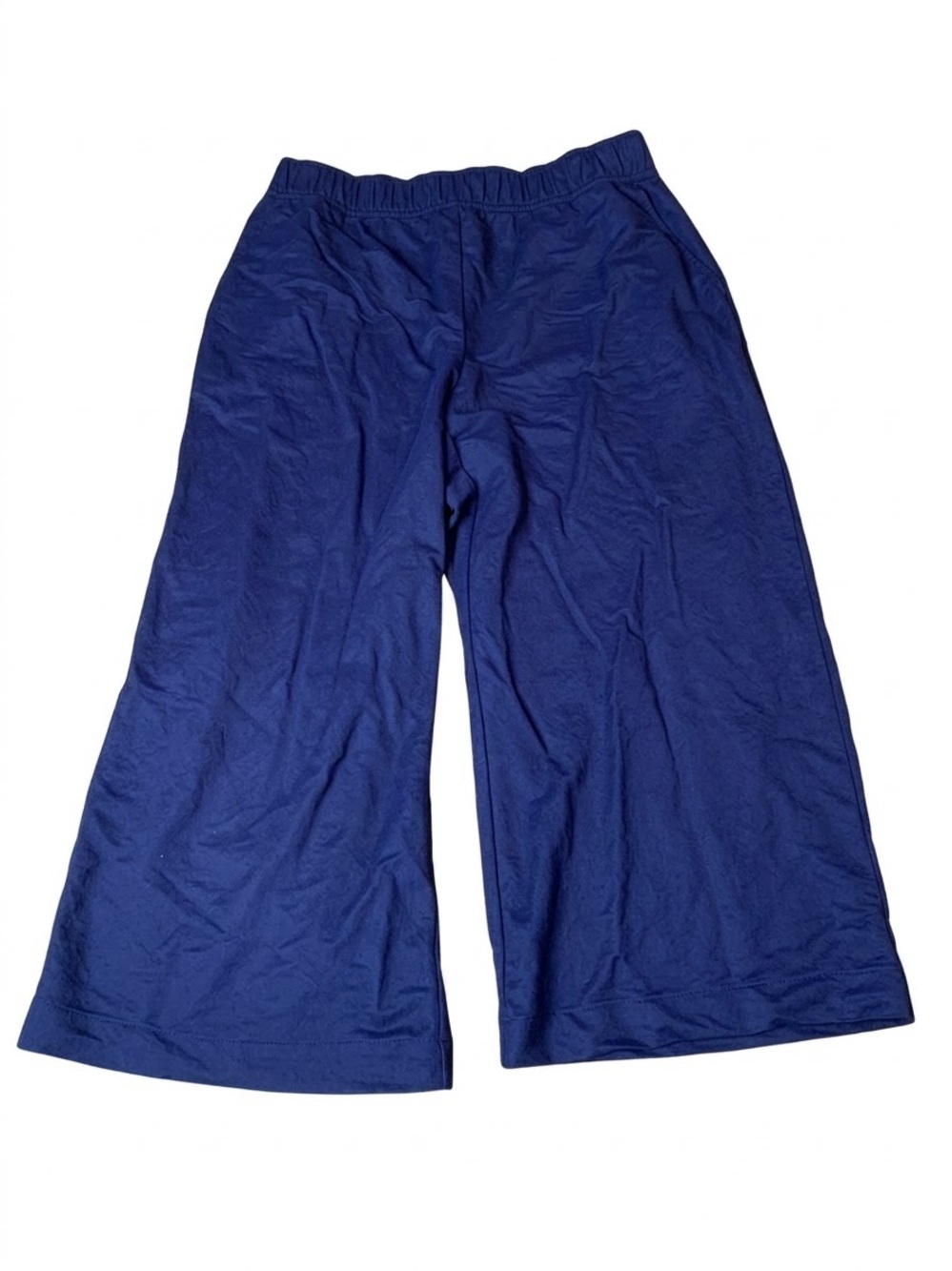 Signature Reitmans Navy Blue High Rise Wide Leg Pull-On Culottes Pants - Size 12